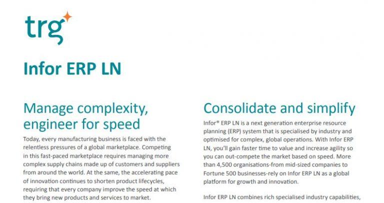 Infor ERP LN
