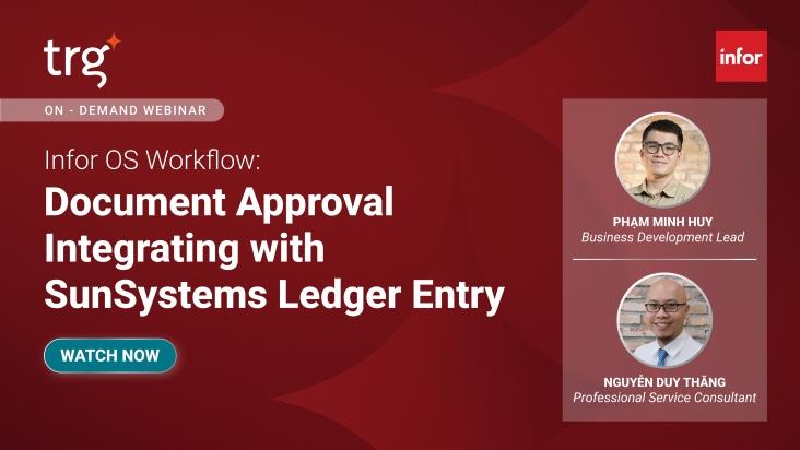 Infor OS Workflow: Document Approval Integrating with SunSystems Ledger Entry